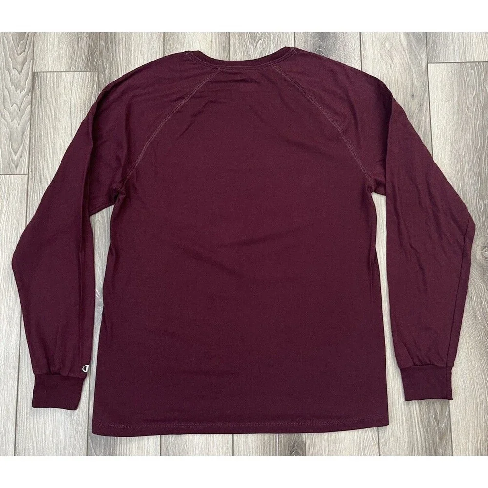 Champion Long Sleeve Eddie’s Surf & Supply Crewneck Shirt Mens Sz Medium - Picture 5 of 9